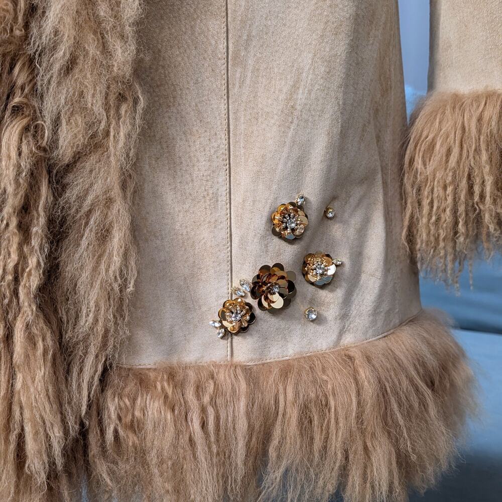 Rare Penny Lane 100% genuine Suede and Fur - Make Me An Offer - Picture 11 of 13